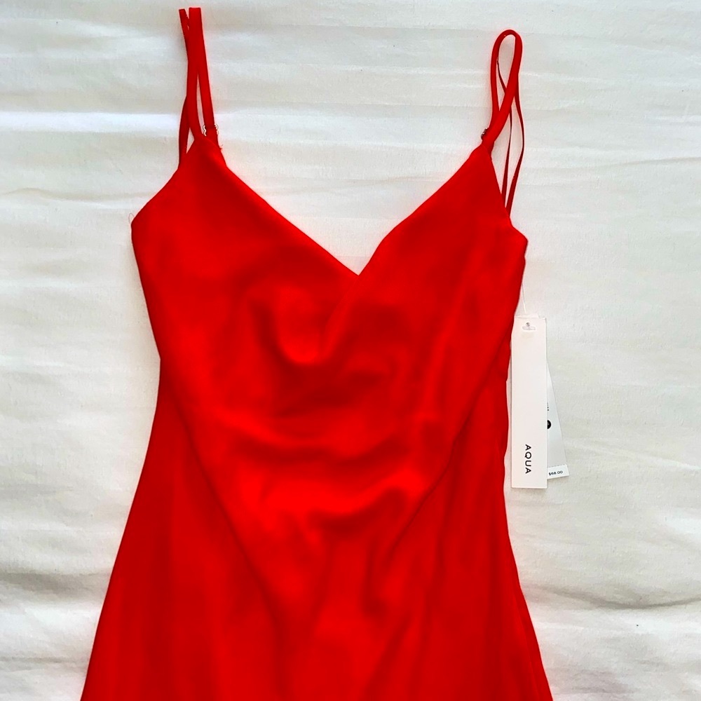 Aqua Burnt Orange Sundress